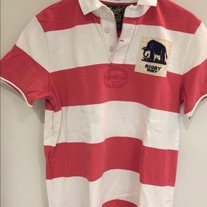 Rugby men’s XS short-sleeved striped shirt